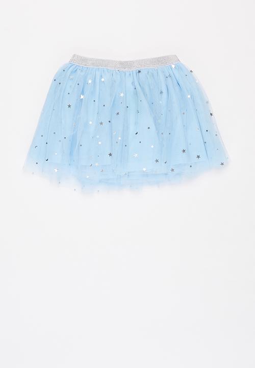 Pop Candy - Girls sparkly tutu skirt - blue