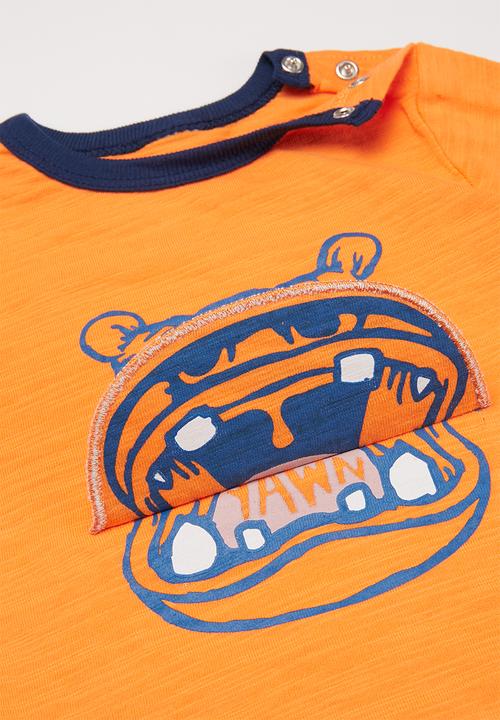 Pop Candy - Tiger tee & pants set - multi