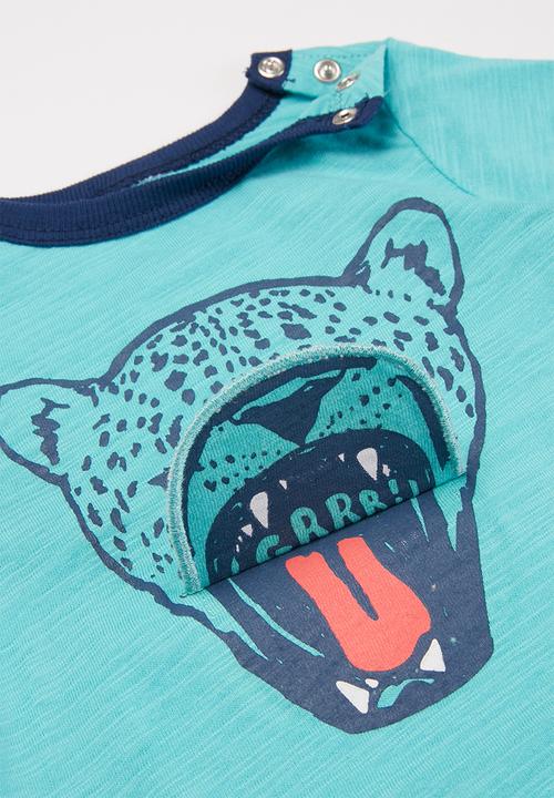 Pop Candy - Tiger tee & pants set - multi