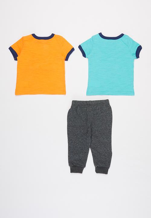 Pop Candy - Tiger tee & pants set - multi