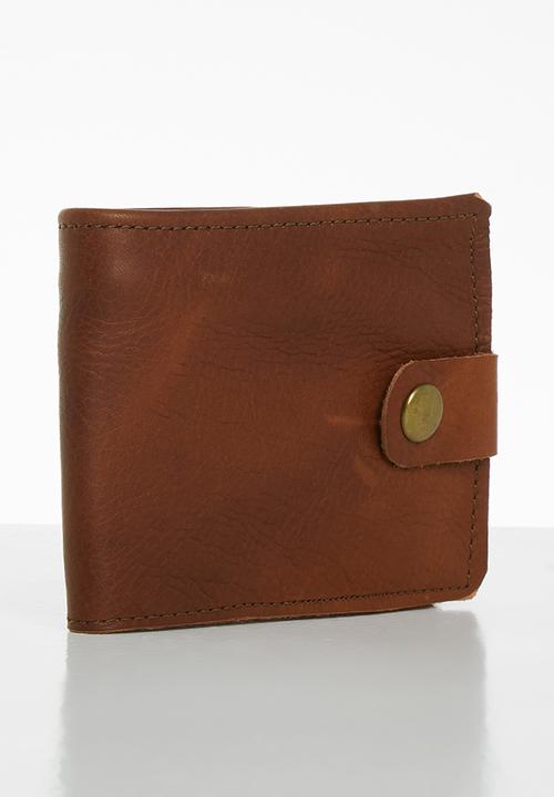 Superbalist - Leather bifold wallet - tan