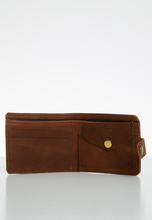 Superbalist - Leather bifold wallet - tan