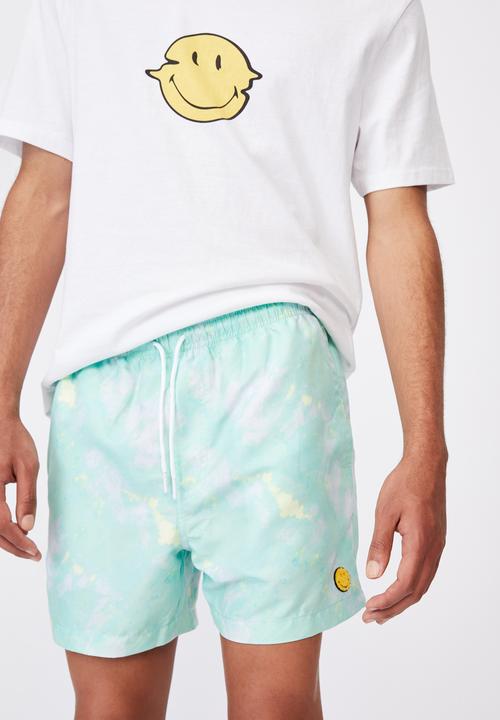 Factorie - Smiley resort short - lcn smi tie dye smiley