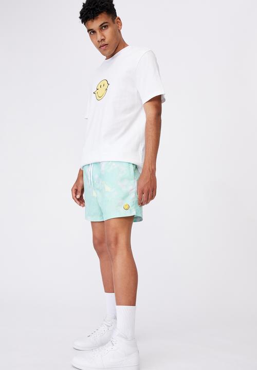 Factorie - Smiley resort short - lcn smi tie dye smiley
