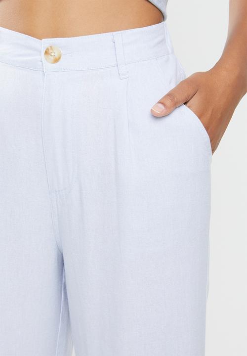 Cotton On - Cindy wide leg pant - pale blue