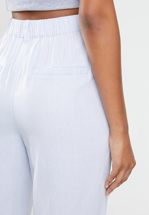 Cotton On - Cindy wide leg pant - pale blue