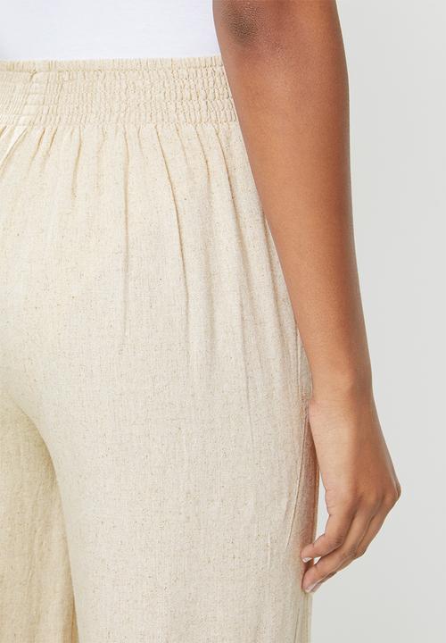 Cotton On - Wide leg paradise pants - latte