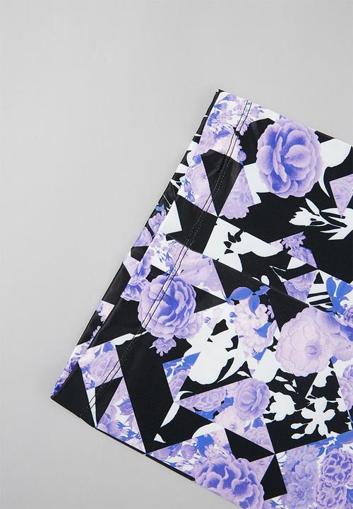 Nike - Nkg Toyko floral legging set - purple & white