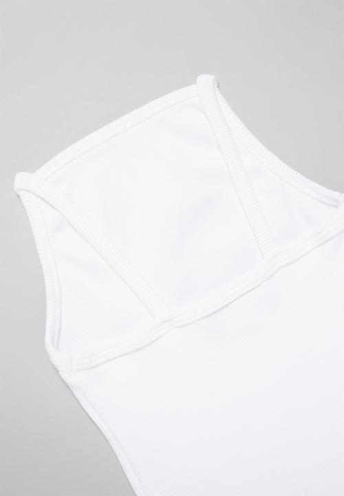 Superbalist - High neck 2 pack vests - black & white