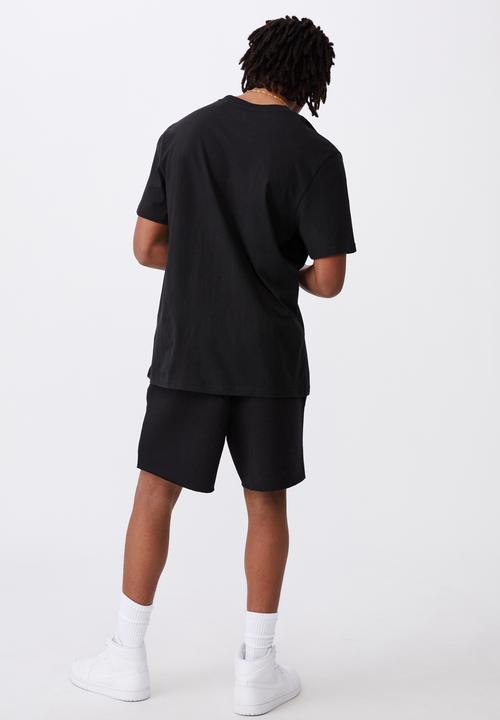 Factorie - Regular graphic T-shirt - black