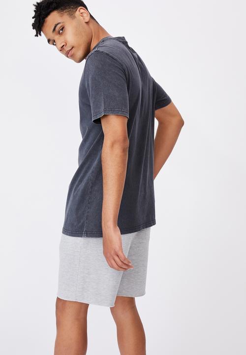 Factorie - Regular graphic T-shirt - washed black/method