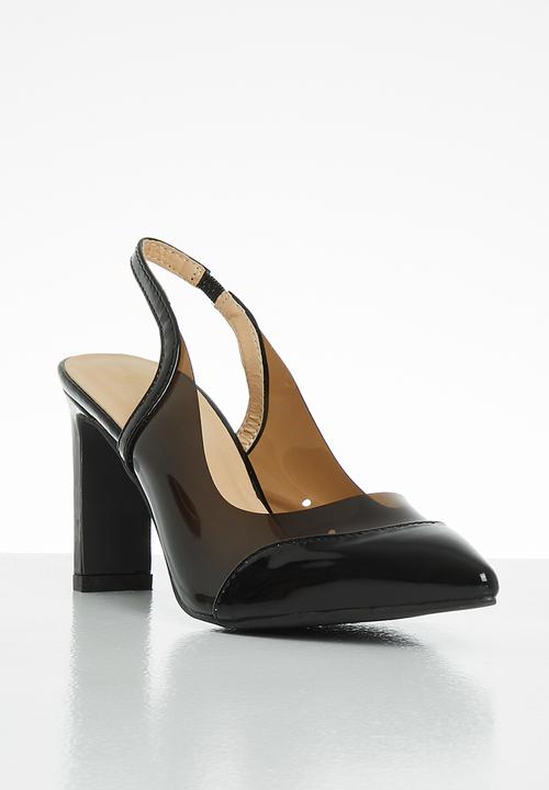 Seduction - Slingback block heel - black