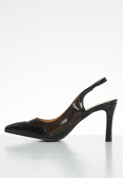 Seduction - Slingback block heel - black