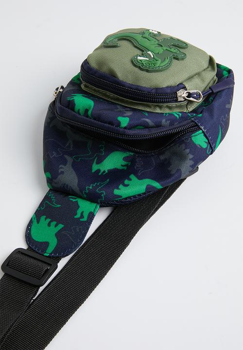 Pop Candy - Dino bag - navy & green
