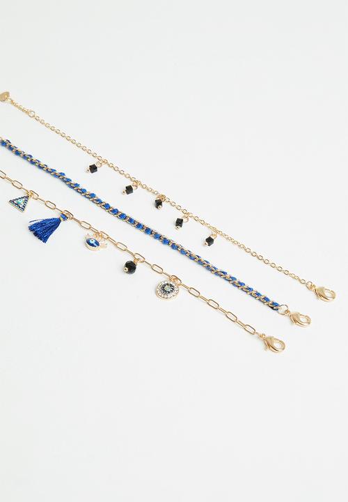ALDO - Gracevil - blue & gold 