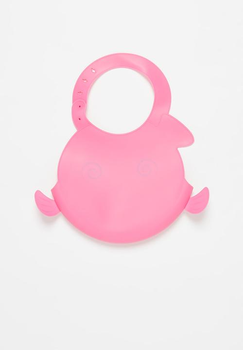Pop Candy - Baby fish waterproof bib - hot pink