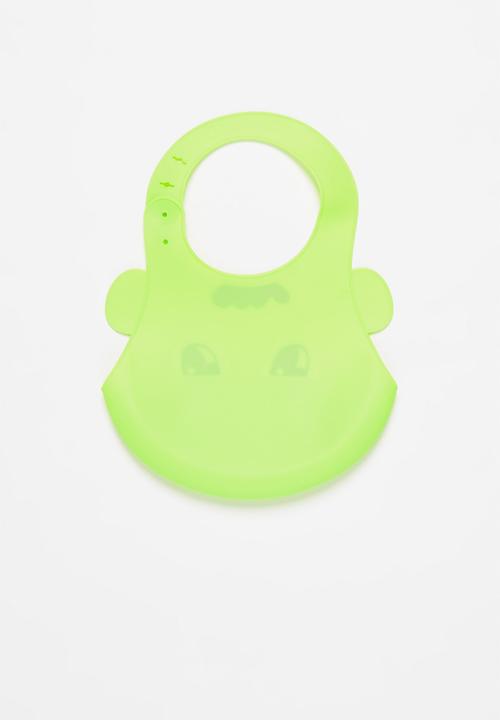 Pop Candy - Baby waterproof bib - lime