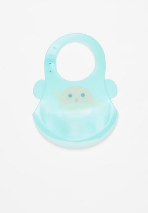 Pop Candy - Baby citrus waterproof bib - light blue