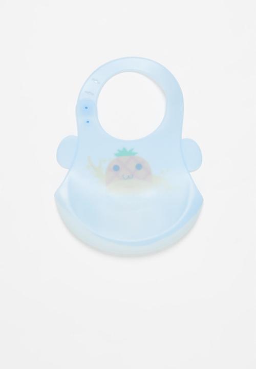 Pop Candy - Baby pineapple waterproof bib - blue