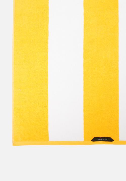 Linen House - Cabana beach towel - yellow