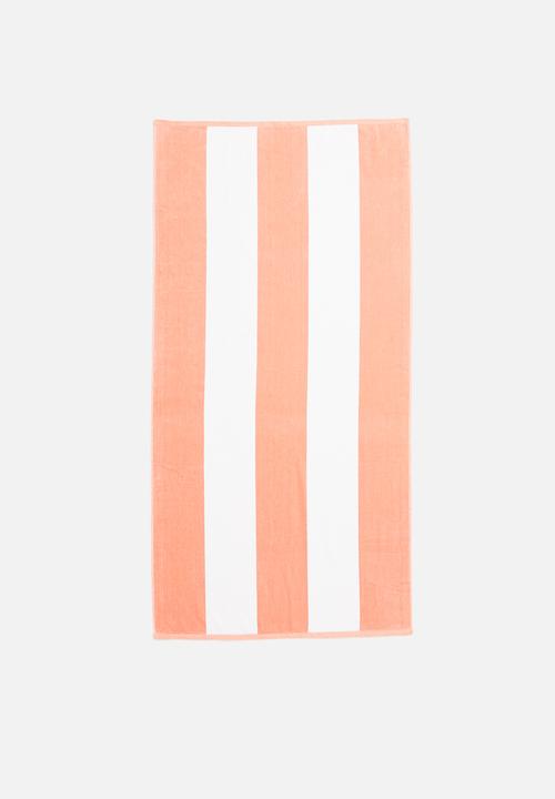 Linen House - Cabana beach towel - peach