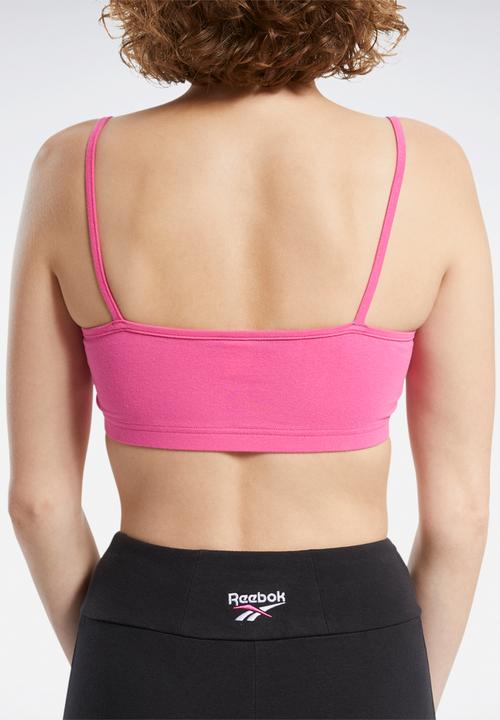 Reebok - Cld small logo bra - proud pink