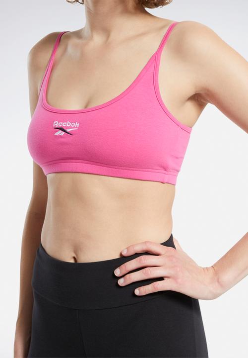 Reebok - Cld small logo bra - proud pink