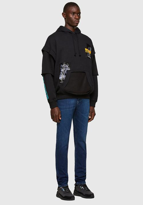 Diesel  - Thommer-x l.32 trousers - dark blue