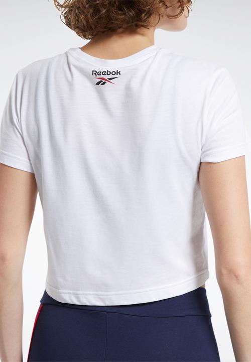 Reebok - Cl gp hotel cropped tee - white