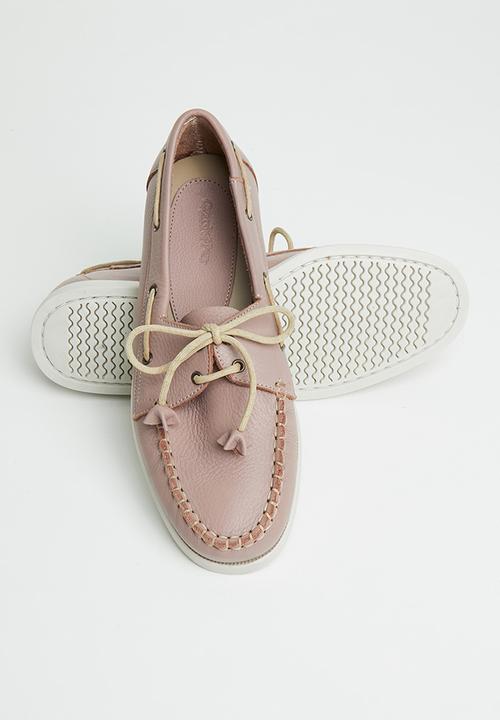 Grasshoppers - Timbego boat leather - natan dove