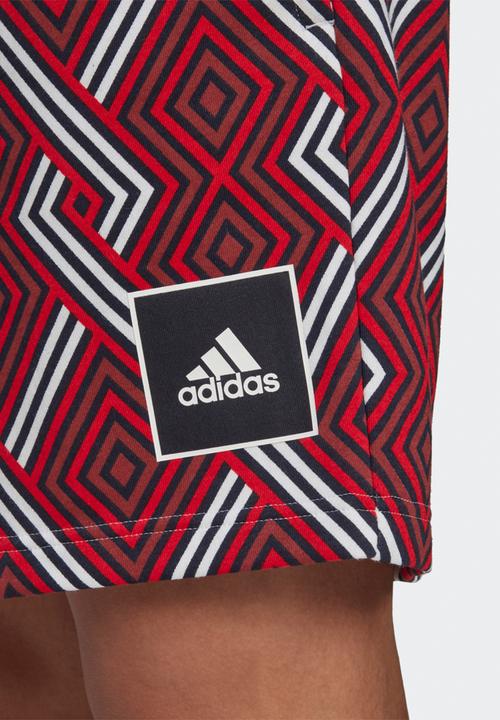 adidas Performance - All over print  shorts  - multi