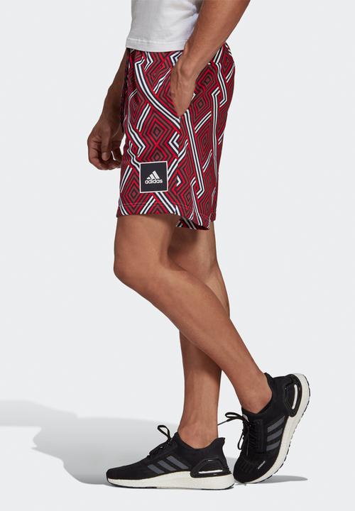 adidas Performance - All over print  shorts  - multi
