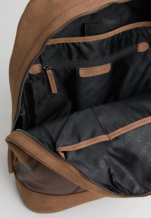 GUESS - Motorsport backpack - brown
