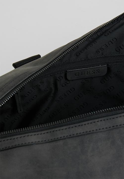 GUESS - Motorsport small duffel - black