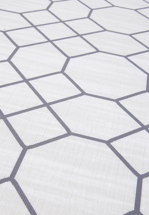 Fotakis - Deco vinyl kitchen runner - grey