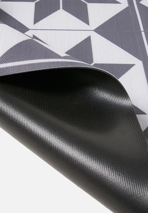 Fotakis - Geo star vinyl kitchen runner - black