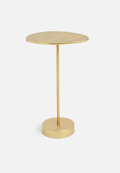 Sixth Floor - Ova side table - gold 