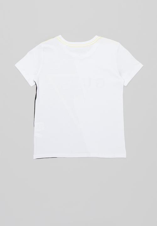 GUESS - Guess triangle tee - white & black