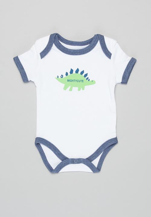 Pop Candy - Boys 3 pack printed bodysuits - multi