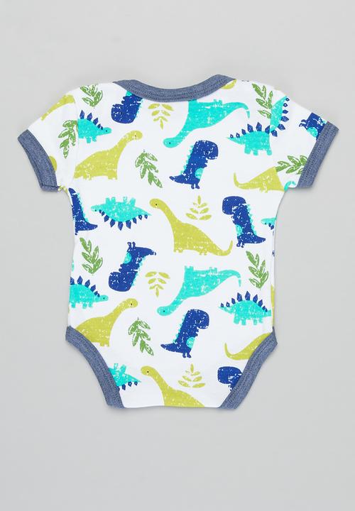 Pop Candy - Boys 3 pack printed bodysuits - multi