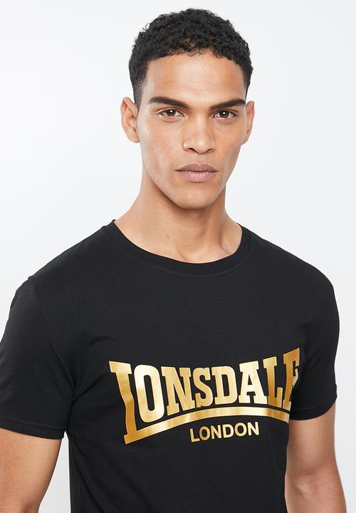 Lonsdale - Lg-001 crew neck tee - black