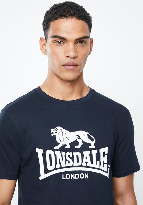 Lonsdale - Basic logo crew neck tee - navy