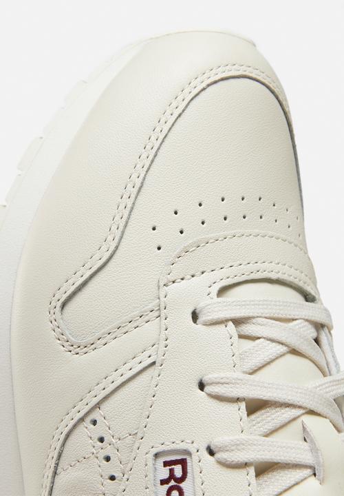 Reebok - Cl lthr - alabaster/maroon/chalk