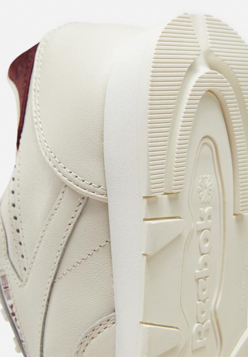 Reebok - Cl lthr - alabaster/maroon/chalk