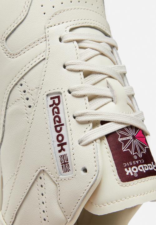 Reebok - Cl lthr - alabaster/maroon/chalk