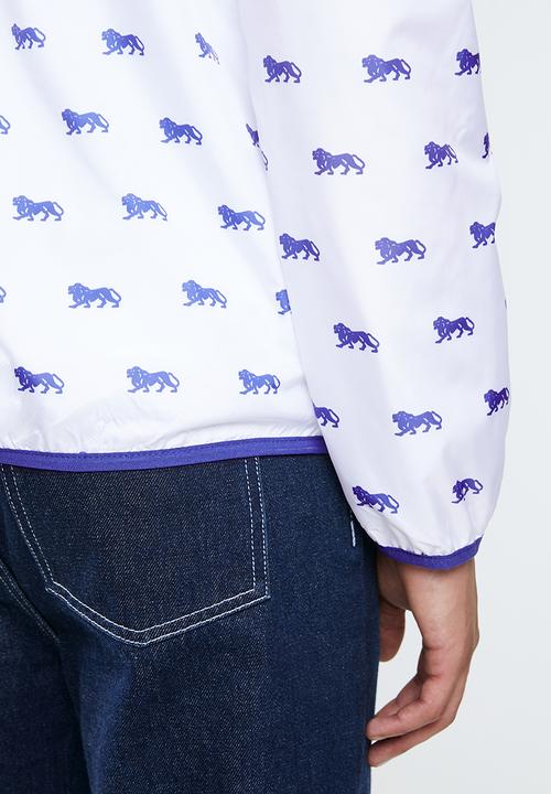 Lonsdale - Glory printed pullover - navy & white 