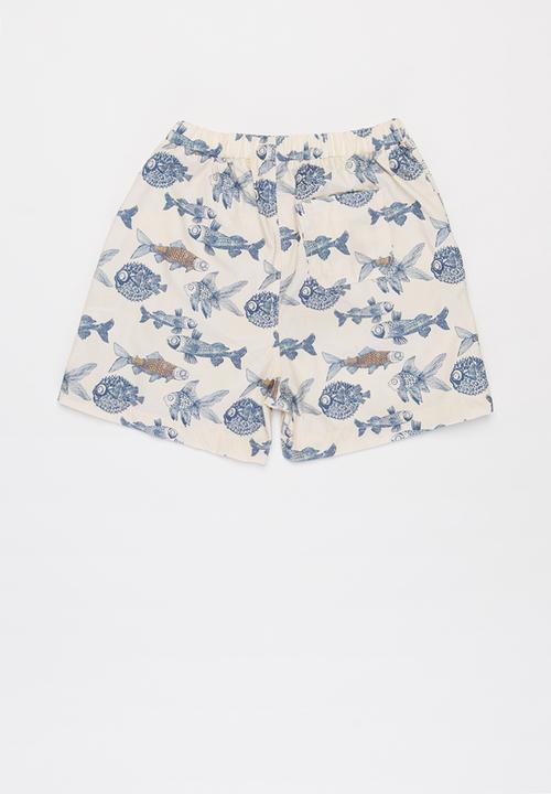 Sticky Fudge - Boys fish shorts - multi