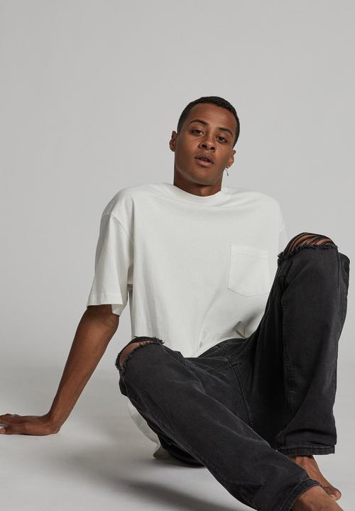 Cotton On - Tapered leg jean - raven black blowout