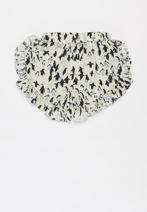 Sticky Fudge - Girls penguins shorts - multi