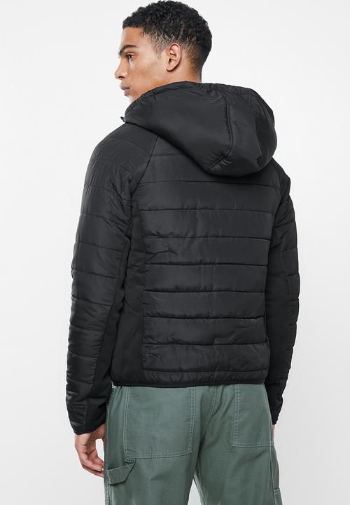 Lonsdale - Quilted puffer jacket - black